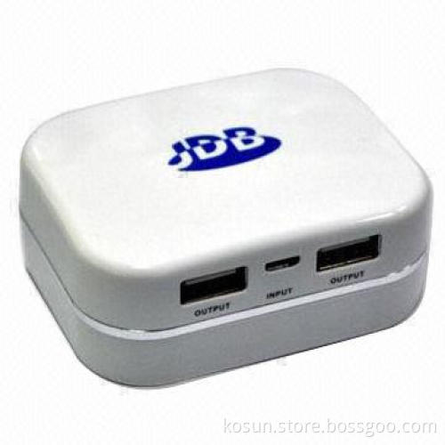 Portable Power Bank Cases With 6,000mA Polymer Battery Capacity, CE Mark
